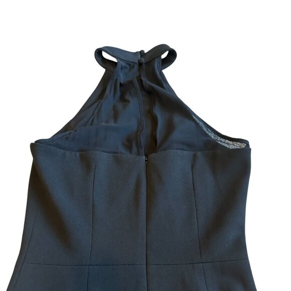 Dress the Population Black Sheath Halter Dress Mesh Back Fitted Size XS Women's - Picture 6 of 11